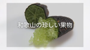 【和歌山県産の珍しい果物】種類や買える場所、ネット通販を紹介