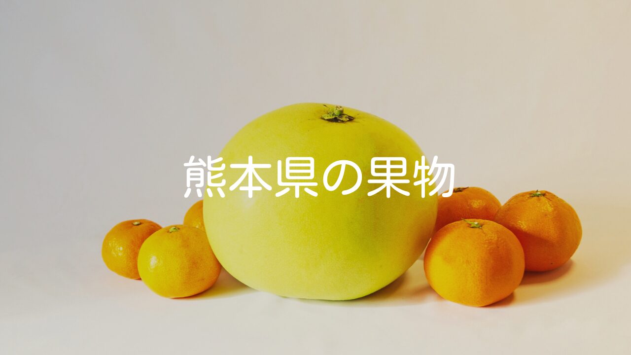 【熊本県の果物特集】生産量日本一位の果物や名産の果物