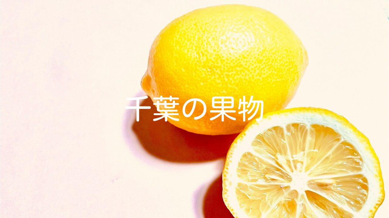 【千葉県で生産されている果物】今注目の「新松戸レモン」情報も
