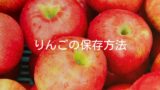 【人気の果物りんごの保存方法】常温・冷蔵・冷凍の保存ポイント